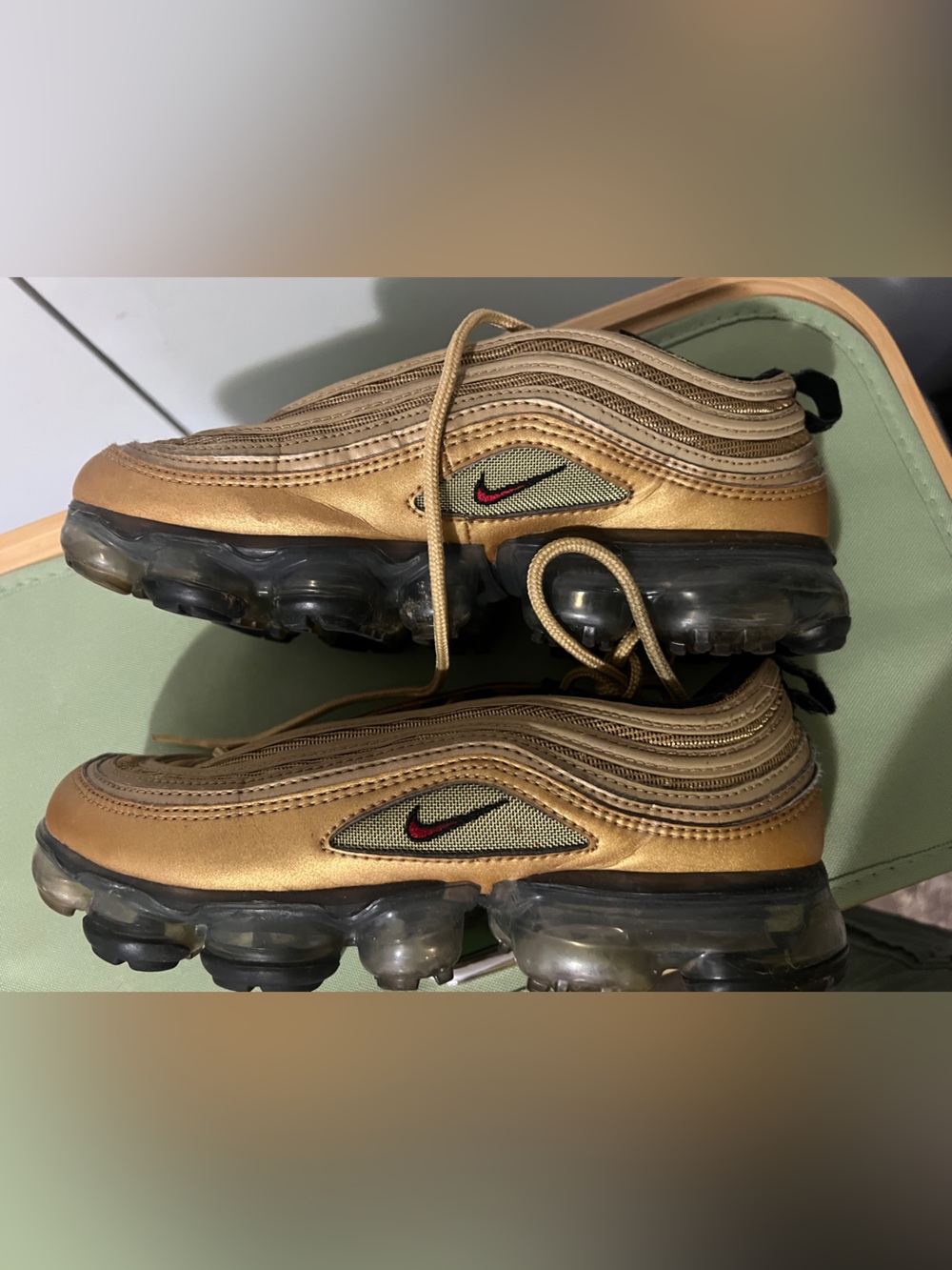 Nike Gold VaporMax 97